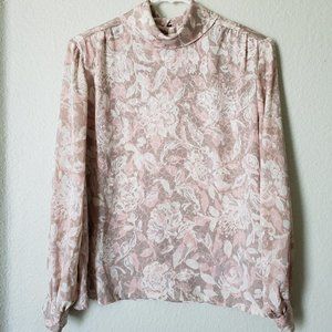 Vintage Pendleton Blouse Cuff Sleeves